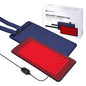 Specared Red Light Therapy Pad for Body with 945nm 850nm 660nm Near Infrared Heating, Pulse Mode 2 Straps Zipper Pocket 5 Levels & 9 Timers, 12"×24"