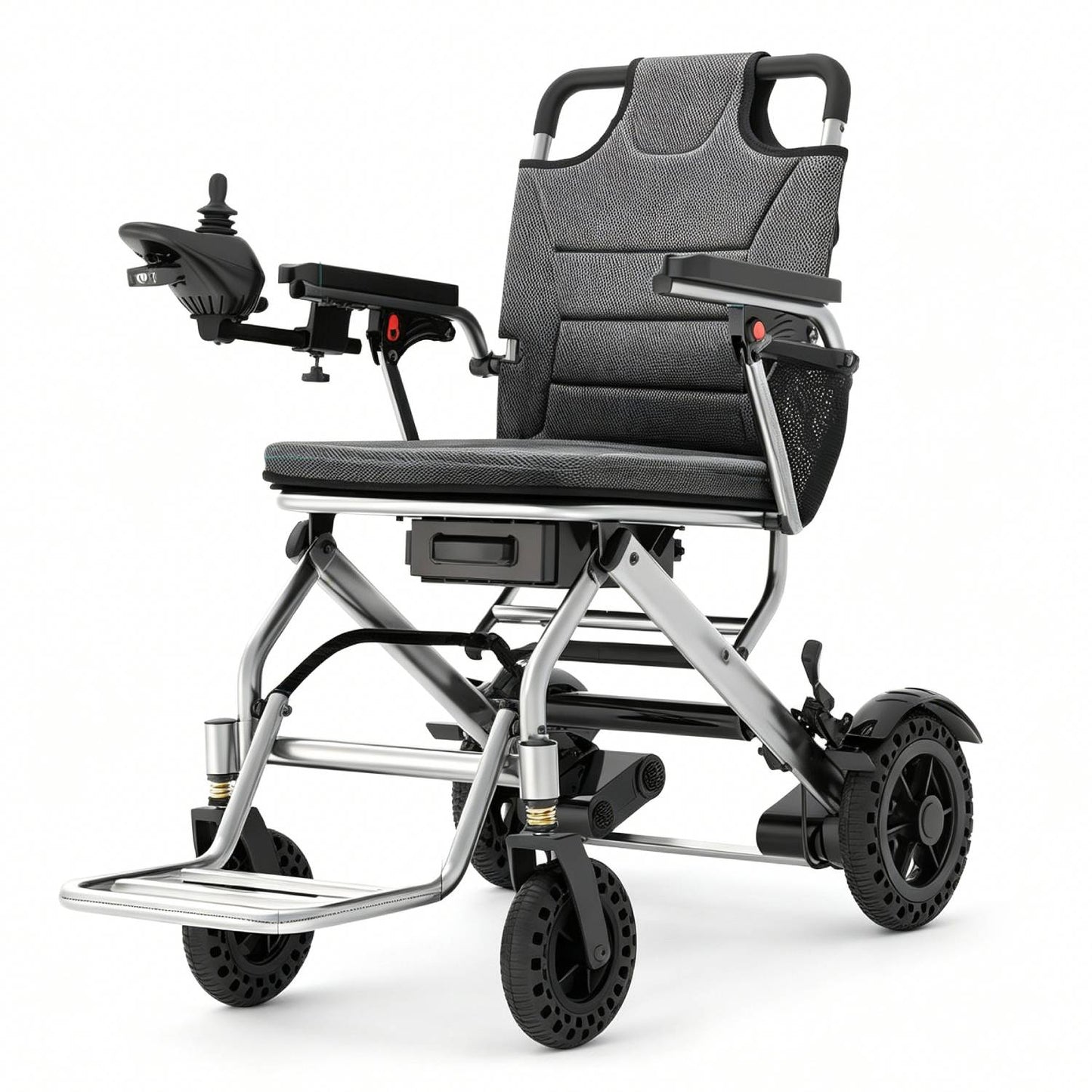 Specared Electric Wheelchair, 33lb Lightweight, 15 Miles Range, Airplane Approved, Portable Motorized Wheelchair for Home, Outdoor Travel Shopping