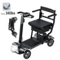 Specared Mobility Scooter, 38LB Lightweight, Auto Headlights, Reverse Taillights, Airline, Cruise Approved Portable Scooter, 300LBS Capacity, Black