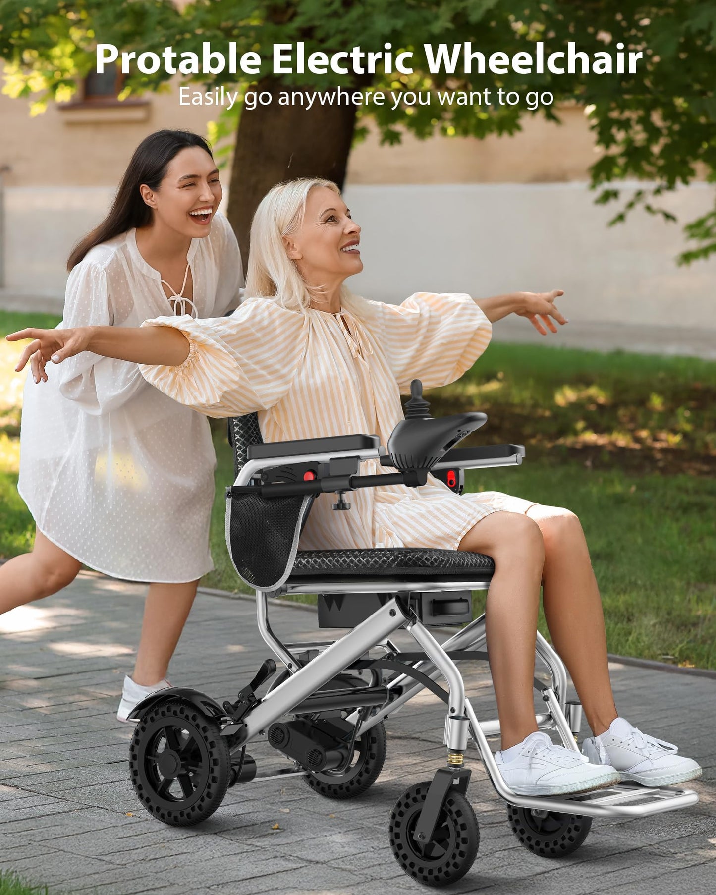 Specared Electric Wheelchair, 33Lbs Lightweight, Foldable Power Wheelchair, 15 Miles Range, All Terrain, 330Lbs Capacity (No ratings yet)